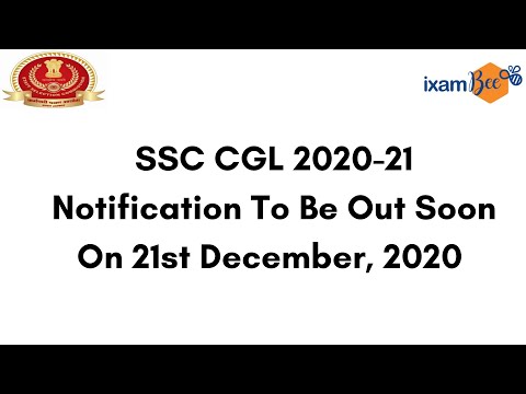 SSC CGL 2020-21 Notification | Release date - 21 Dec, 2020 | Clear CGL in first attempt