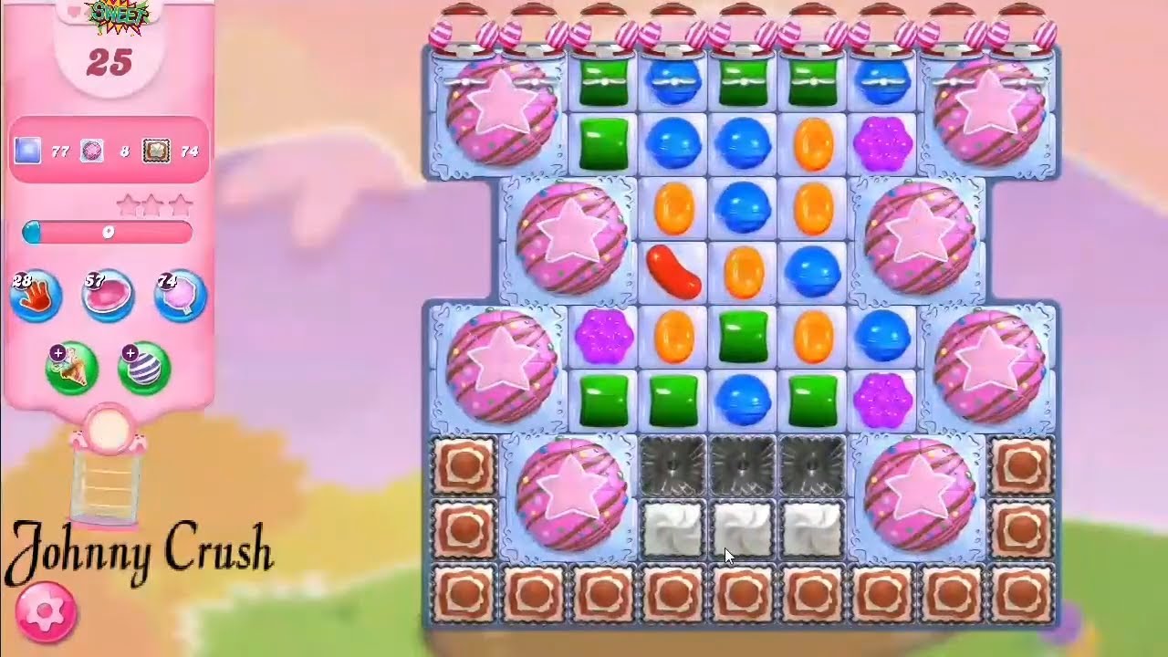 Candy Crush Saga Level 5868 NO BOOSTERS - YouTube