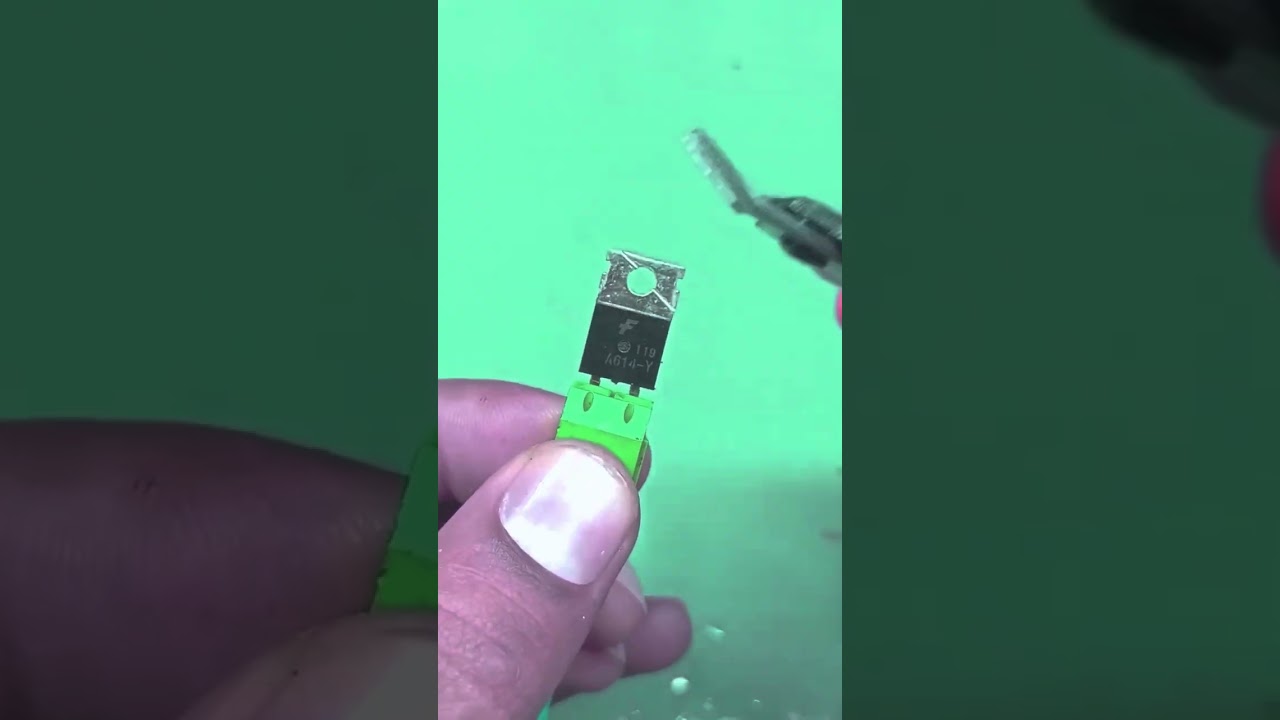 soldering iron using deat transistor.