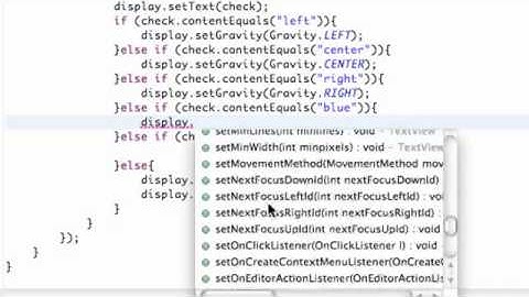 Android Application Development Tutorial   030   Setting Color of a TextView in Java