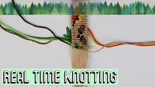 AUTUMN LEAVES REAL TIME KNOTTING [CC] || Friendship Bracelets