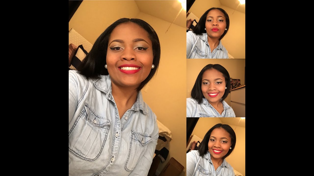 Classic Wing & Red Lips