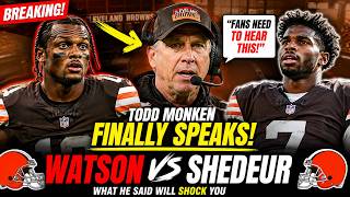 Todd Monken FINALLY Speaks on Watson & Shedeur Sanders — Browns Fans Need to Hear This!
