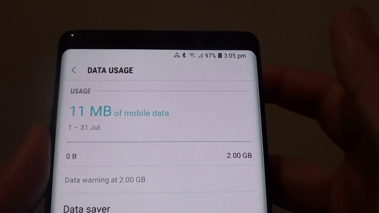 Samsung Galaxy Note 8: How to View and Monitor Mobile Data Usage
