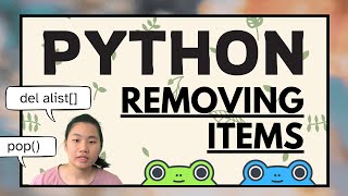 Study Python with Tinateach : Removing List Items
