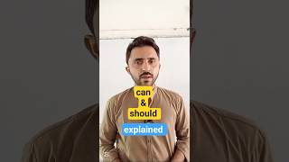 Can and Should in English | Learn Modal Verbs Fast (Easy Grammar) in urdu