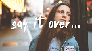 Video thumbnail of "Ruel - say it over (Lyrics) feat. Cautious Clay"