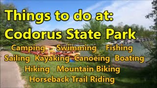 Things to do at Codorus State Park: Camping, Boating & Fishing, Hiking & Mountain Biking, Swimming