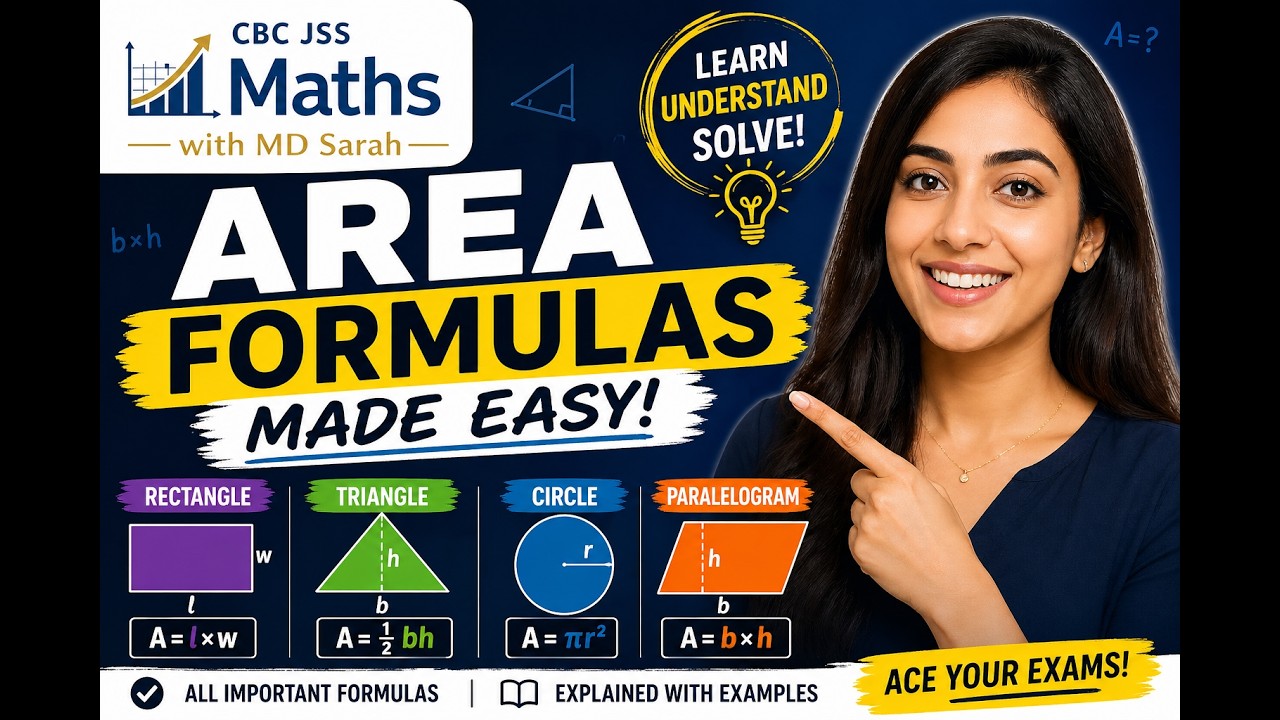 All Area Formulas You Need to Know (Made Simple) - YouTube