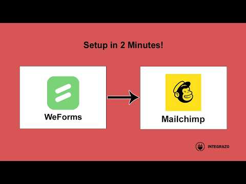 WeForms to Mailchimp Integration in WordPress (Free Plugin) | Integrazo Automator