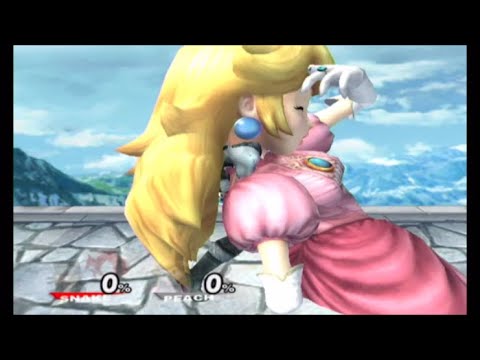 スマブラX　選抜キャラにスネークの下投げ