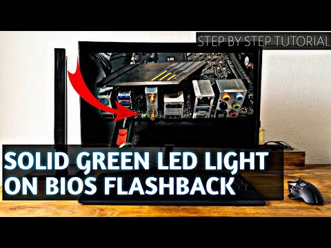 What does a solid green light mean?