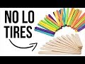 3 ideas increíbles con Palitos de Helado - 3 Amazing Ice Cream Stick Craft