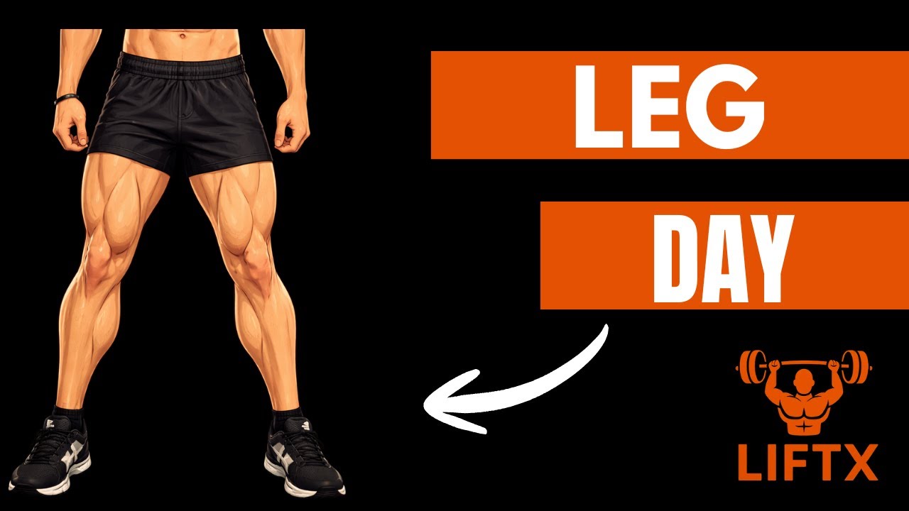 Leg Day Workout for Men 🦵 | Build Strong Legs (Animated)