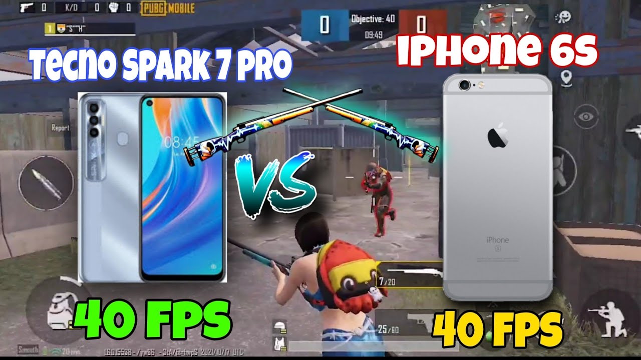 tecno spark 7 pro pubg fps