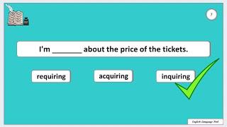 Acquire, Require & Inquire  -- Test