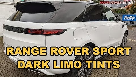 HOW TO WINDOW TINT A BRAND NEW RANGE ROVER SPORT 2023 - DARK LIMO
