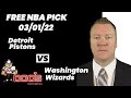 NBA Picks - Pistons vs Wizards Prediction, 3/1/2022 Best Bets, Odds & Betting Tips | Docs Sports