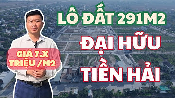 Bán đất Tiền Hải lô đất khe thoáng 291m2 tại Đại Hữu, Tây Ninh