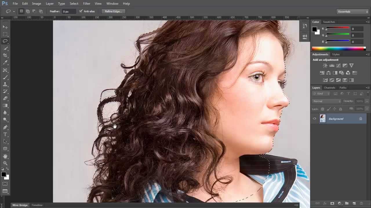 Tips Seleksi Rambut Dengan Detail Menggunakan Adobe Photoshop YouTube