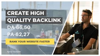 Make Quality Backlink On High DA-PA Website and Increase Rank | हाई DA-PA वेबसाइट पर बैकलिंक्स बनाये