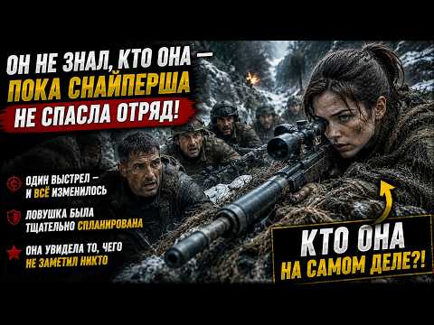 ОН НЕ ЗНАЛ, КТО ОНА — ПОКА СНАЙПЕРША НЕ СПАСЛА ОТРЯД ИЗ ЛОВУШКИ