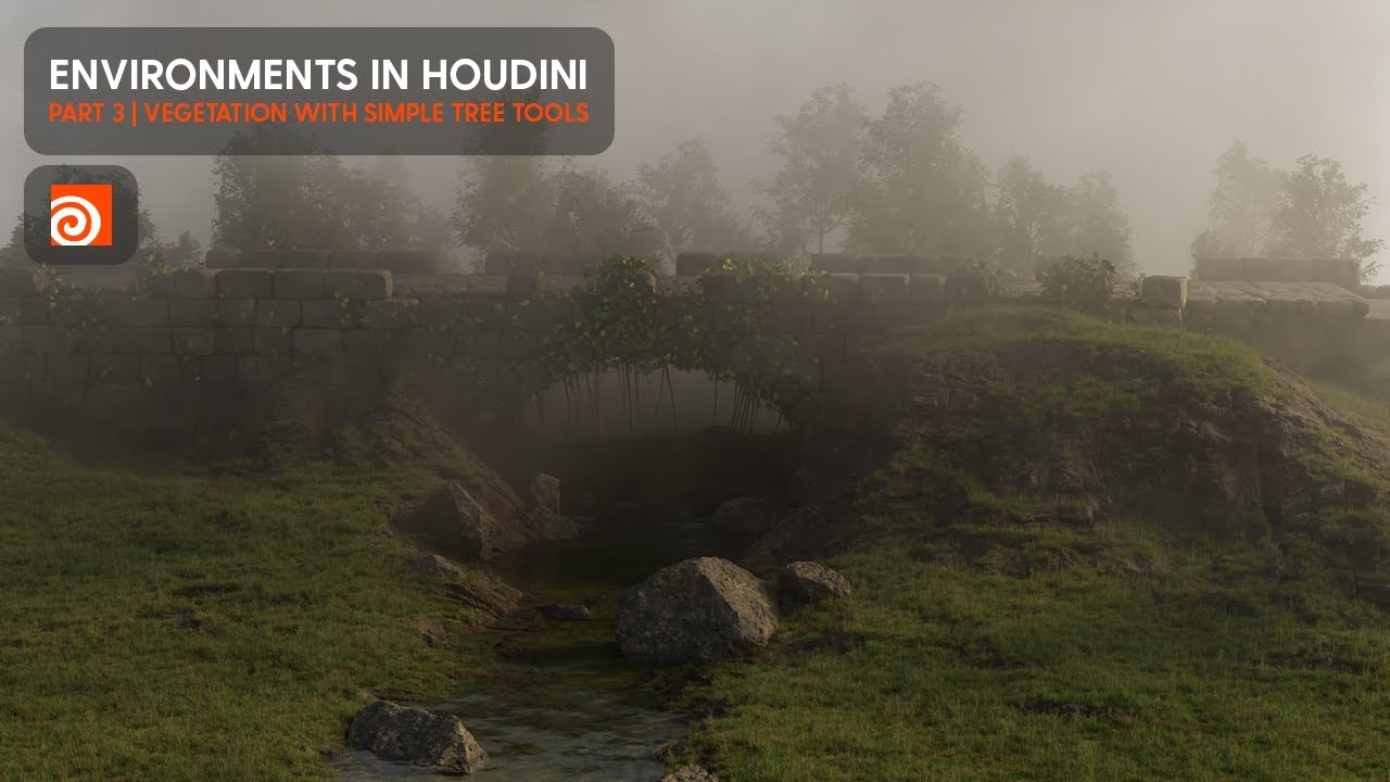 Environments in Houdini | Part 3 - Vegetation with Simple Tree Tools ...