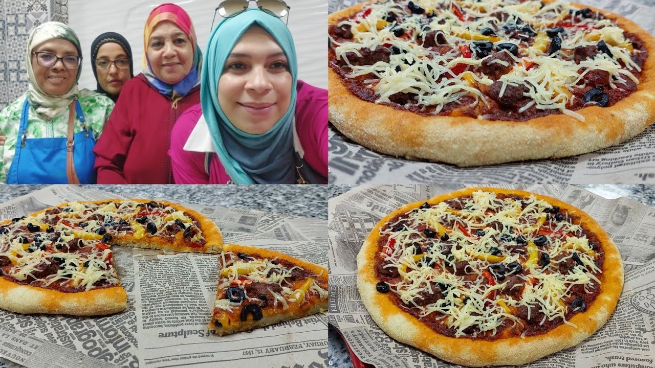 من اليوم غادي تولي محترفة👌 فالبيتزا غير ب15dh كفتة غادي توجدي 2 بحجم كبير راه أحسن من المطاعم 💯👍🇲🇦