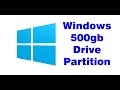 DISK PARTITION ON DISK MANAGEMENT TOOL ON 500GB