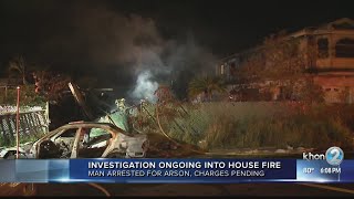 Man arrested for arson after firefighters extinguish 3-alarm fire in Nanakuli