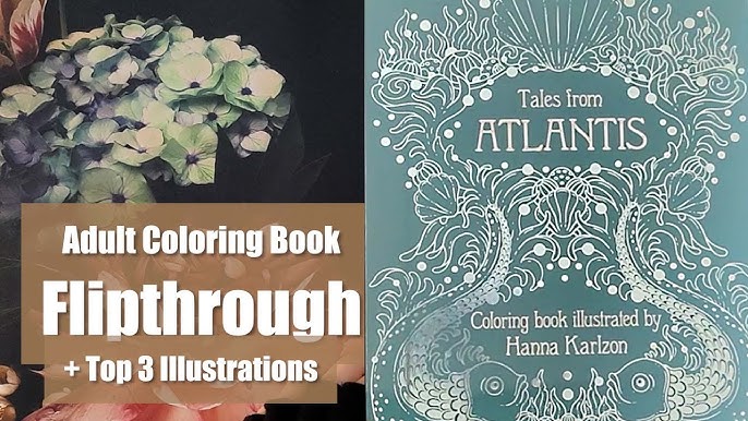 A Court of Thorns and Roses Coloring book Flip through 