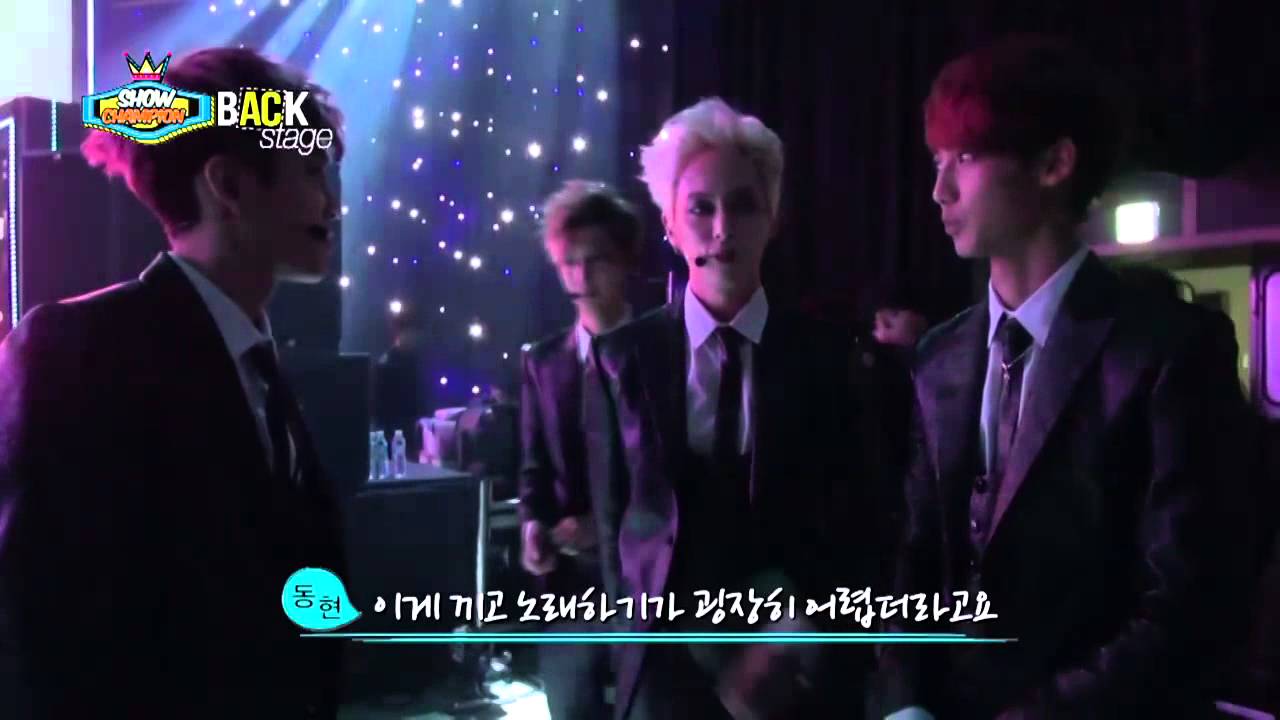 141018 쇼챔피언 백스테이지 보이프렌드(BOYFRIEND) cut