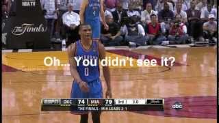 Rigged? Destroying Basketball... 2012 NBA Finals flops and refereeing in favor of Miami Heat. Part 1
