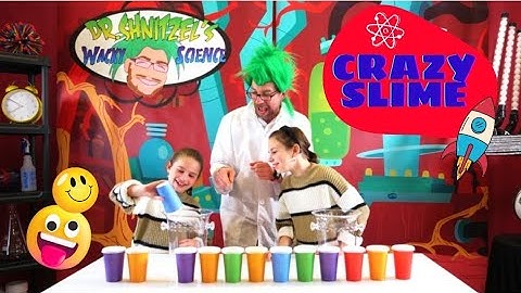 Science Experiments for kids Slime with Dr. Shnitzel