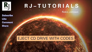 RJ-Tutorials : Eject CD Drive with Codes