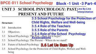 BPCE-011 School Psychology (B. A)