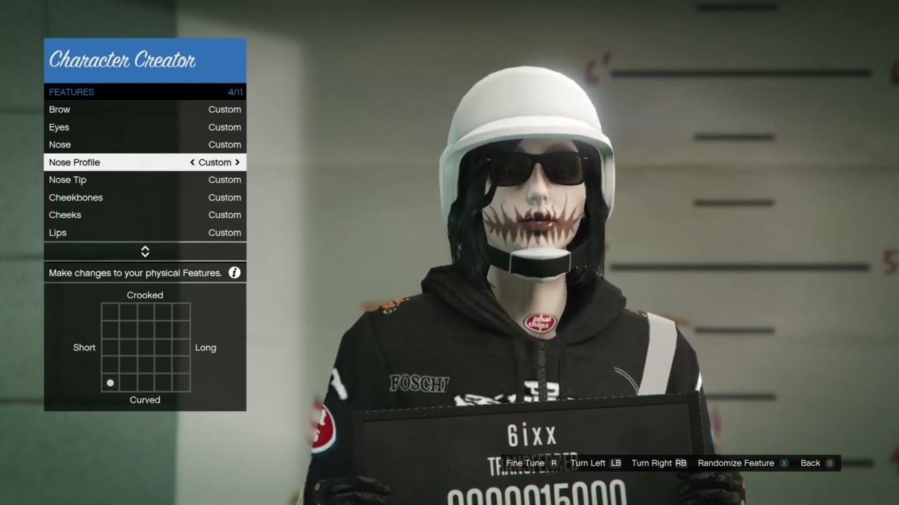 GTA 5 TRYHARD FEMALE FACE CREATION YouTube 