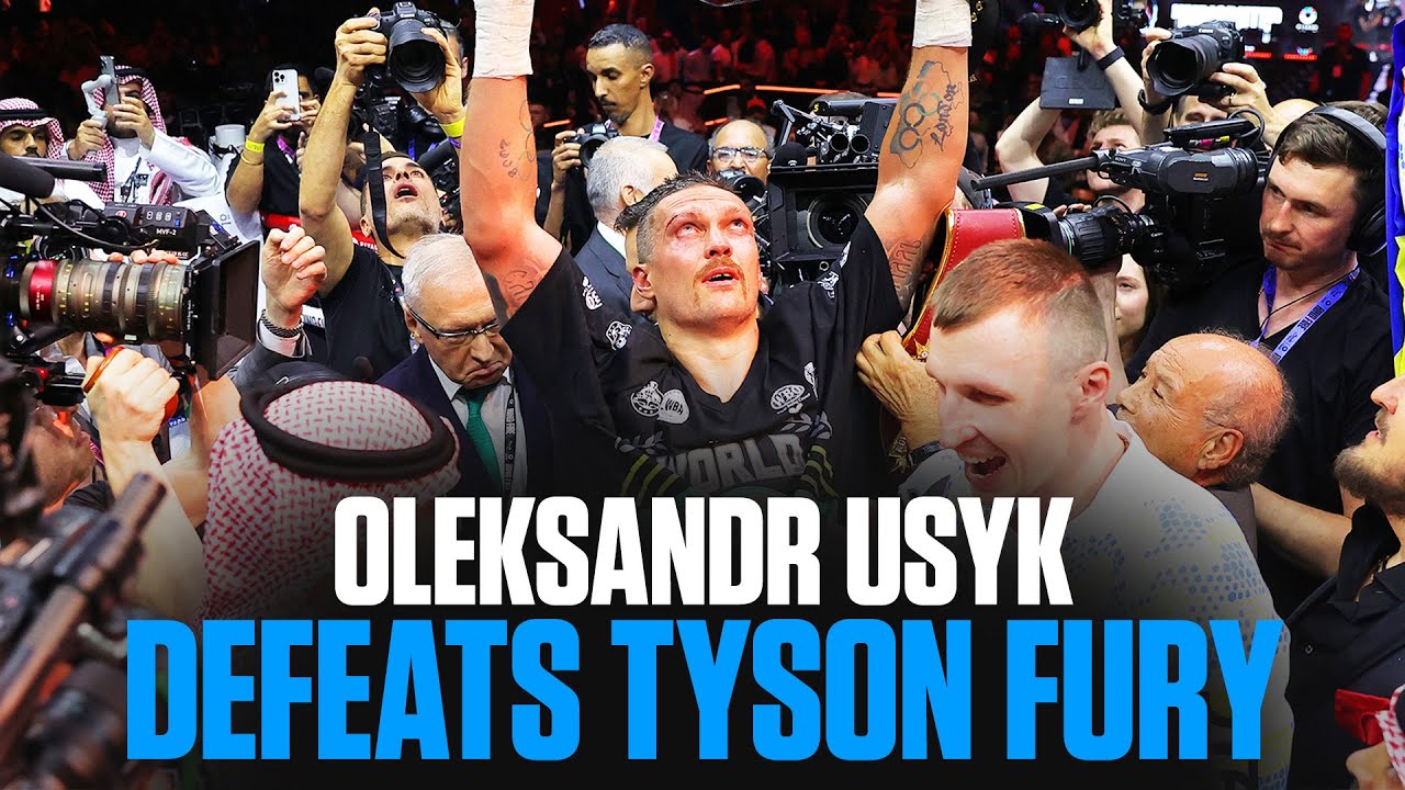 ⁣Oleksandr Usyk's Immediate Reaction To Defeating Tyson Fury