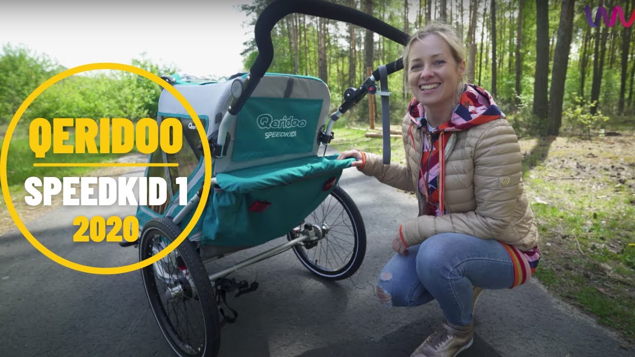 Przyczepka rowerowa Qeridoo Speedkid 1 2020