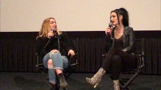 FIGHTING WITH MY FAMILY w/actress Florence Pugh, wrestlers "Paige" Saraya-Jade & Zak "Zodiac" Bevis
