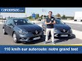 110 kmh sur autoroute le test caradisiac