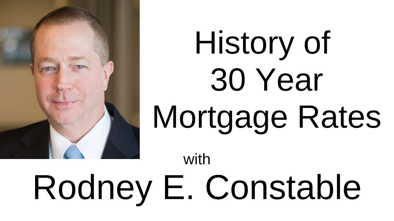 History of 30 Year Mortgage Rates