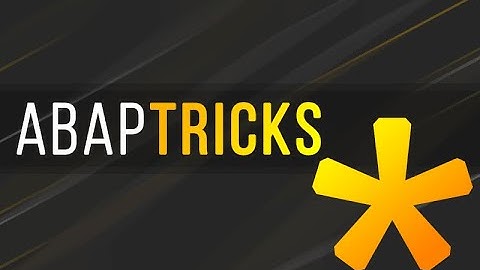 ABAP Shortcuts and Tricks  for beginner