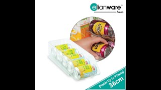ELIANWARE Stackable Fridge Organizer,Can Keeper Holder Storage,Drink Storage Organizer ELIANWARE Stackable Fridge Organizer,Can Keeper Holder Storage,Drink Storage Organizer