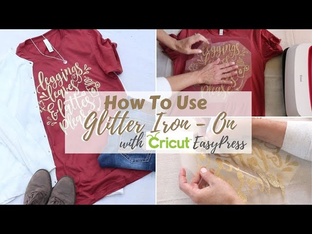 How To Use Glitter Iron-On with Cricut EasyPress 