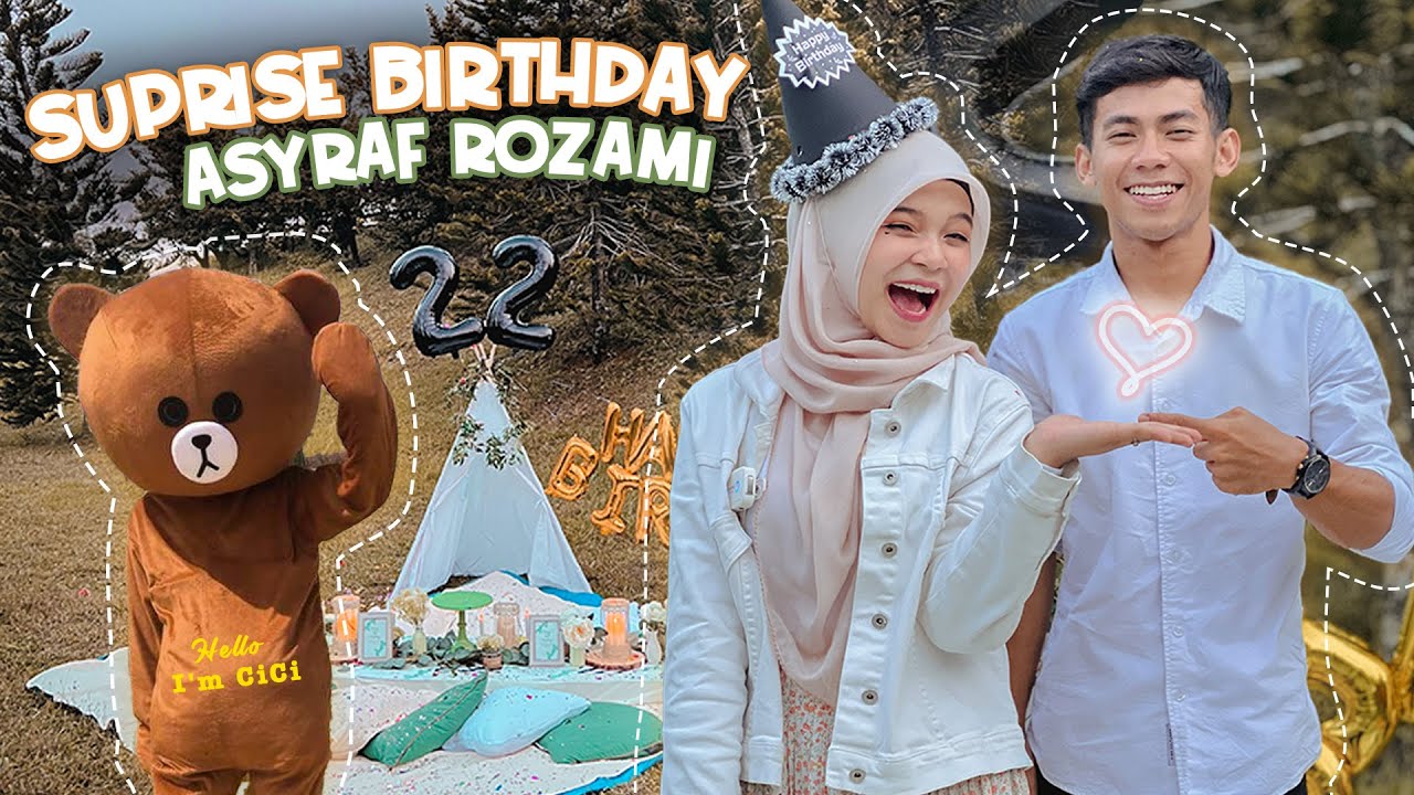 MISSION COMPLETE!! PRANK BIRTHDAY ASYRAF