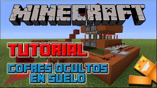 Tutorial Redstone - Cofres ocultos en suelo ( Minecraft / Xbox / PlayStation / Pc )