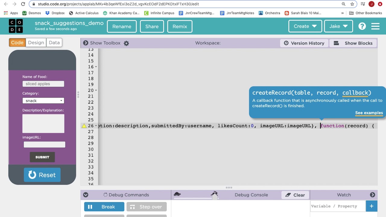 Database App (4/8) - Create Record Implementation Details - YouTube