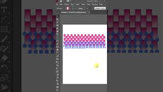 💗 How to create Pink Gradient Pattern | Illustrator Weave Effect