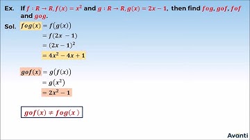 3. 12M01.3 CV 3 How to find Composite Function